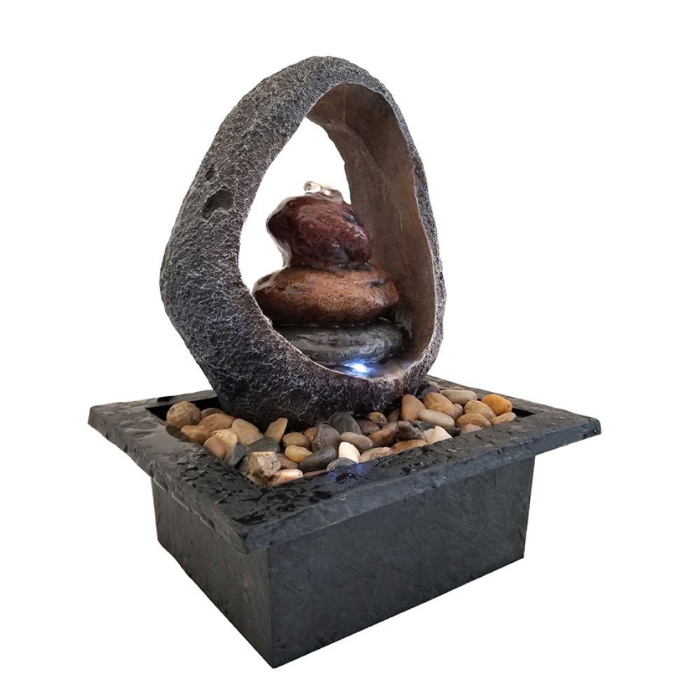 Danner Black Halo Tabletop Meditation Fountain 90011247 The Home Black Halo Tabletop Meditation Fountain