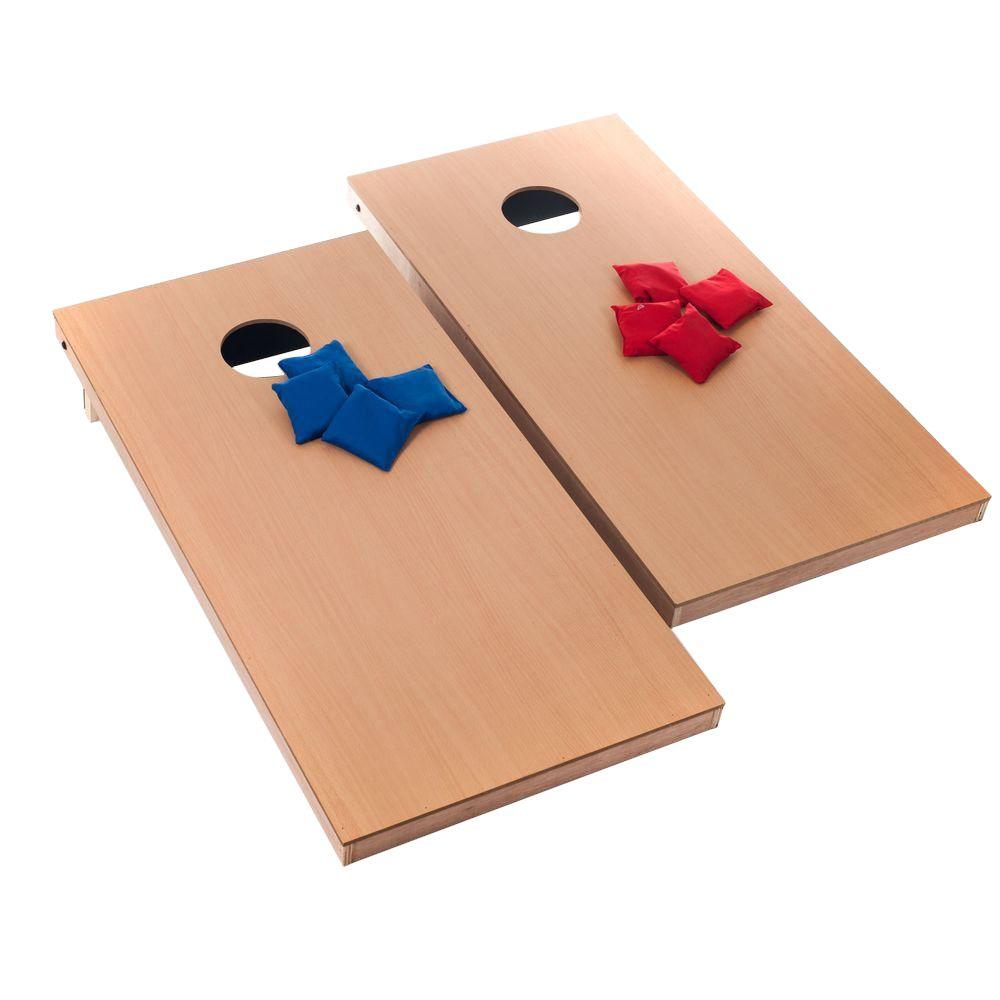 Trademark Games Official Size Wood Cornhole Toss Game Set-80-BG014 ...