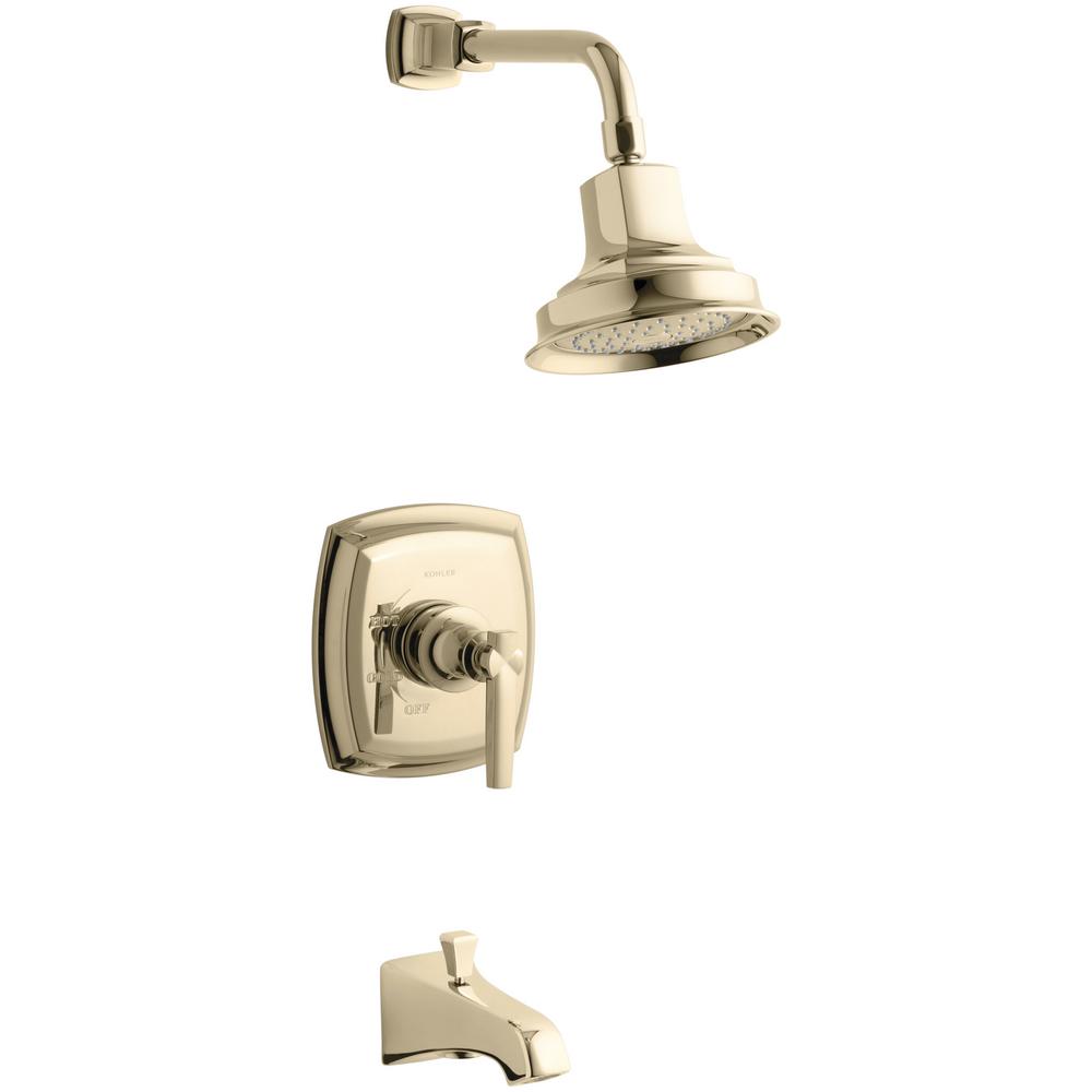 KOHLER Margaux SingleHandle 1Spray 2.5 GPM Tub and Shower Faucet with Lever Handle in Vibrant