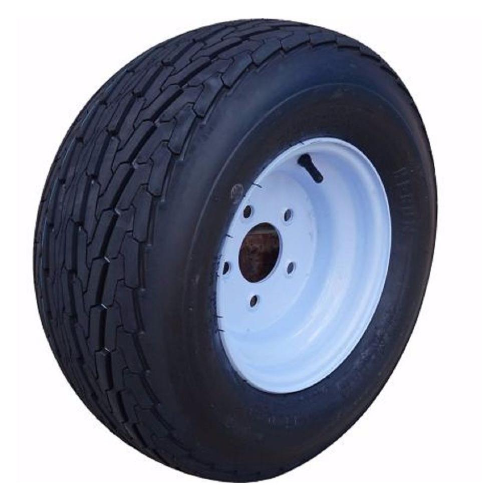 Hi Run 5 Hole 90 Psi 20 5 In X 8 10 In 10 Ply Tire And Wheel Assembly Asb1048 The Home Depot