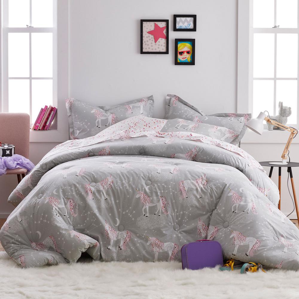 unicorn queen bedding