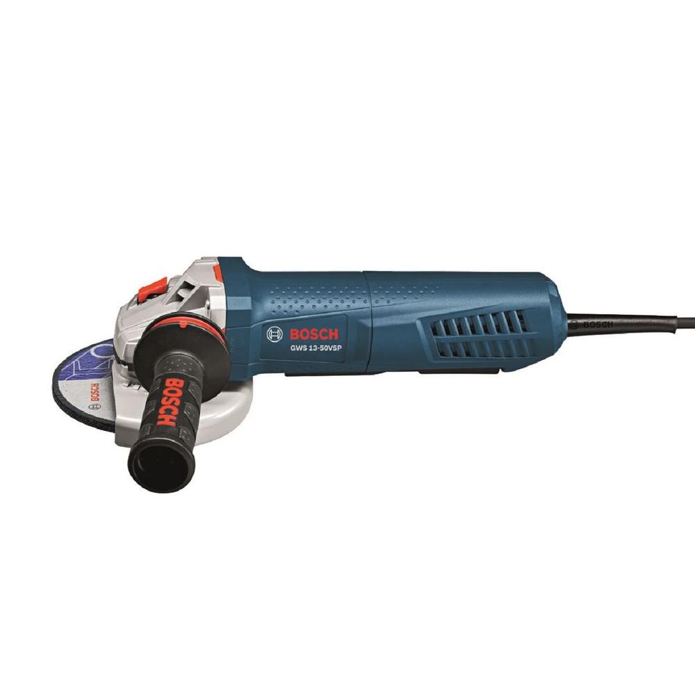 Bosch 10 Amp Corded 4 1 2 In Angle Grinder With Lock On Paddle