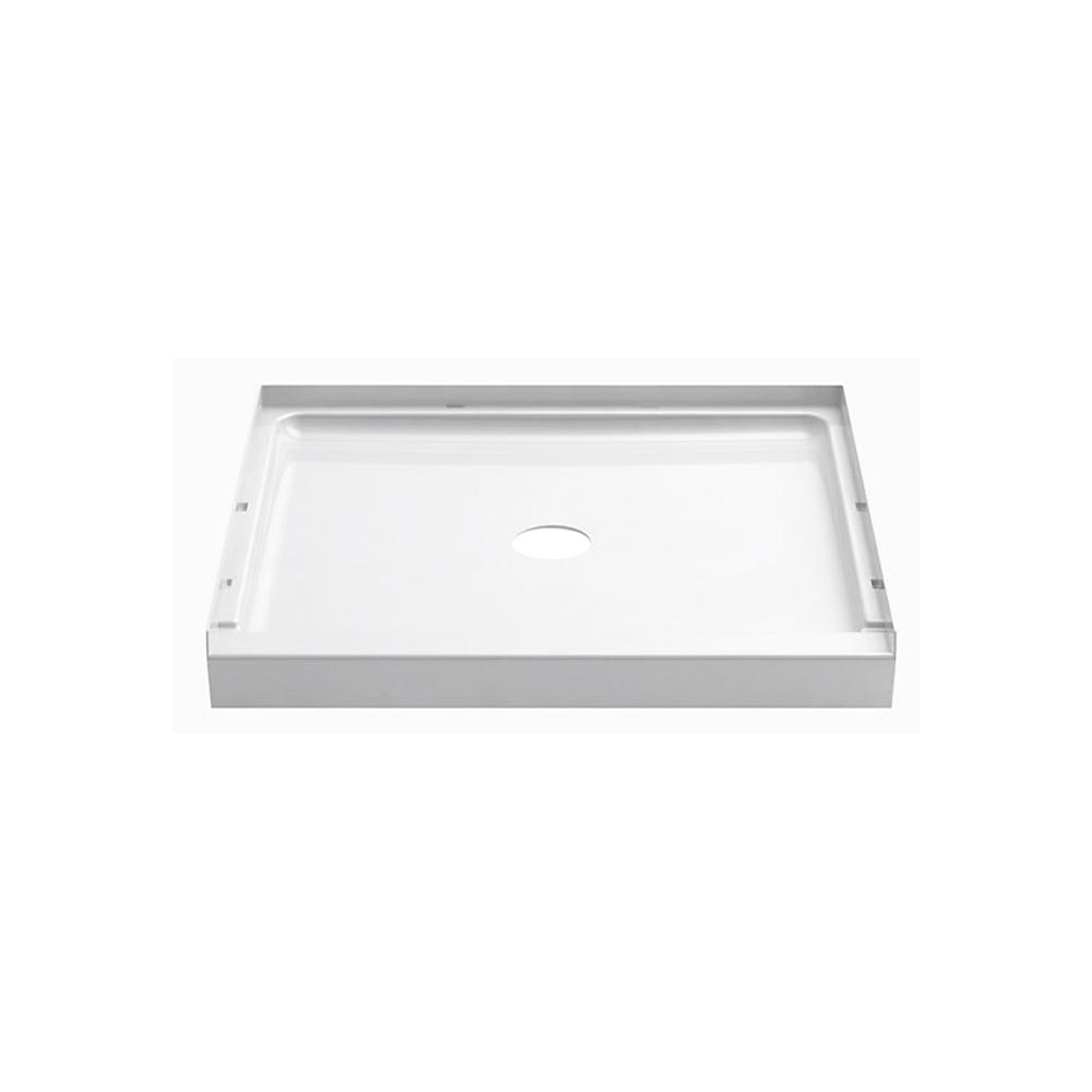 STERLING GUARD+ 34 in. x 36 in. Single Threshold Shower Base in White