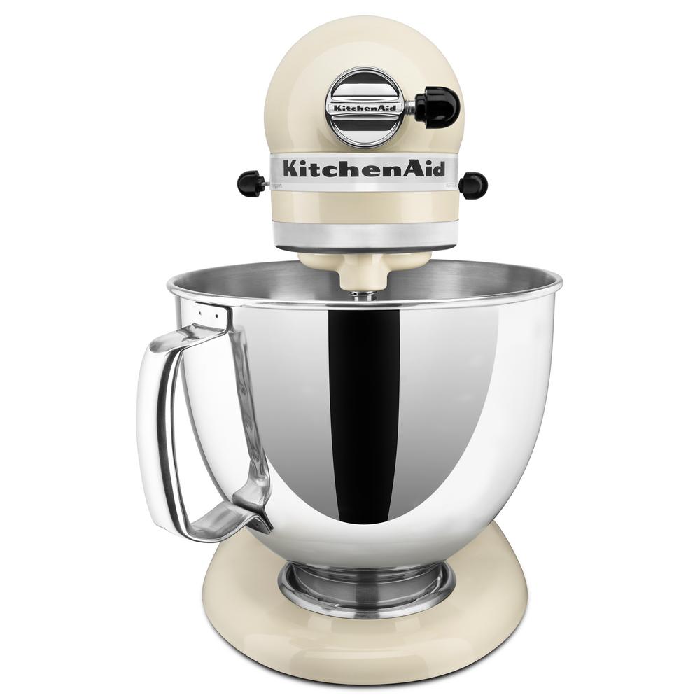 Kitchenaid Artisan 5 Qt 10 Speed Almond Cream Stand Mixer With