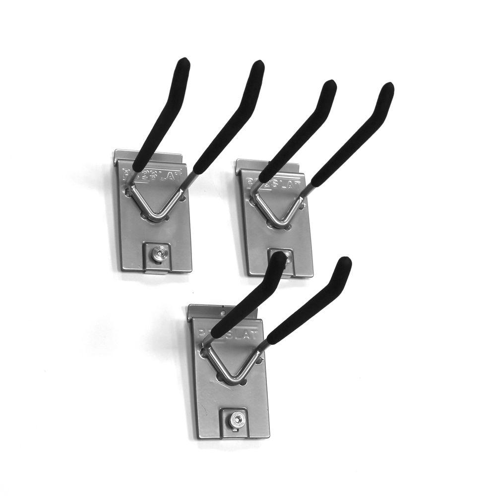 Proslat 8 in. 50 lb. Double Hook (3Pack)13010 The Home Depot