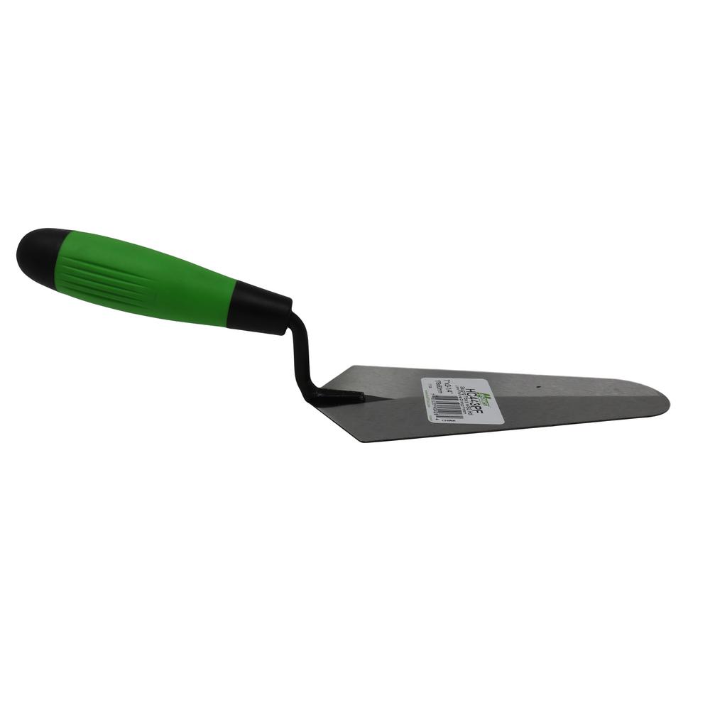 7 inch x 3-3/8 inch Gauge Trowel with Soft Grip Handle