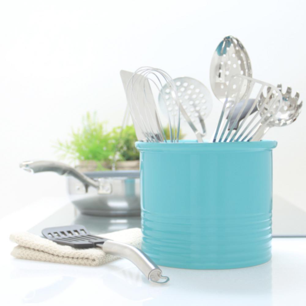 OXO Good Grips Brushed Stainless Steel Utensil Holder 1066734 - The ...