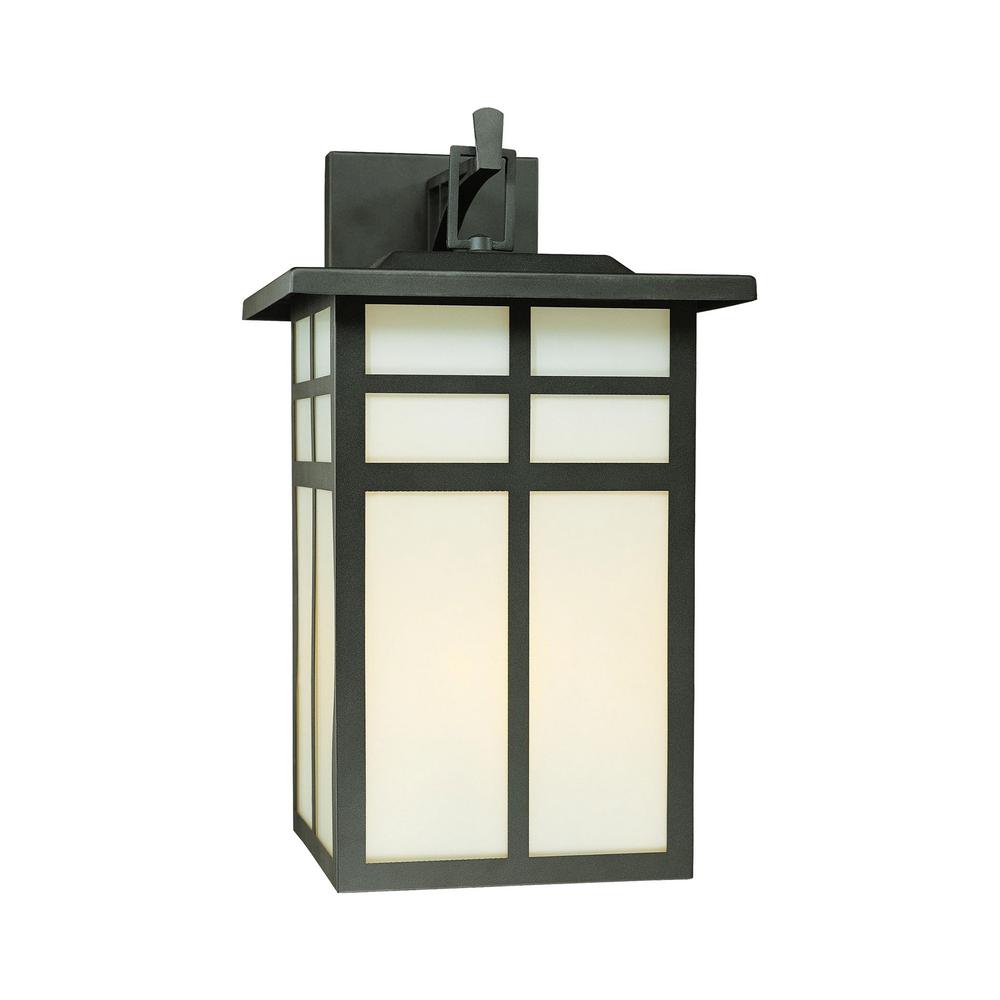 Thomas Lighting Mission 3 Light Black Outdoor Wall Lantern Sconce Thomas Lighting Mission 3 Light Black Outdoor Wall Lantern Sconce
