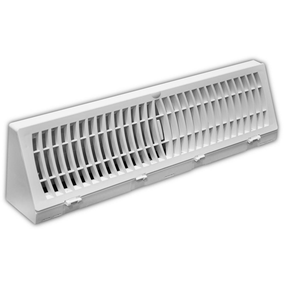 baseboard diffuser plastic registers supply everbilt grilles way satin triangle hvac nickel steel depot homedepot
