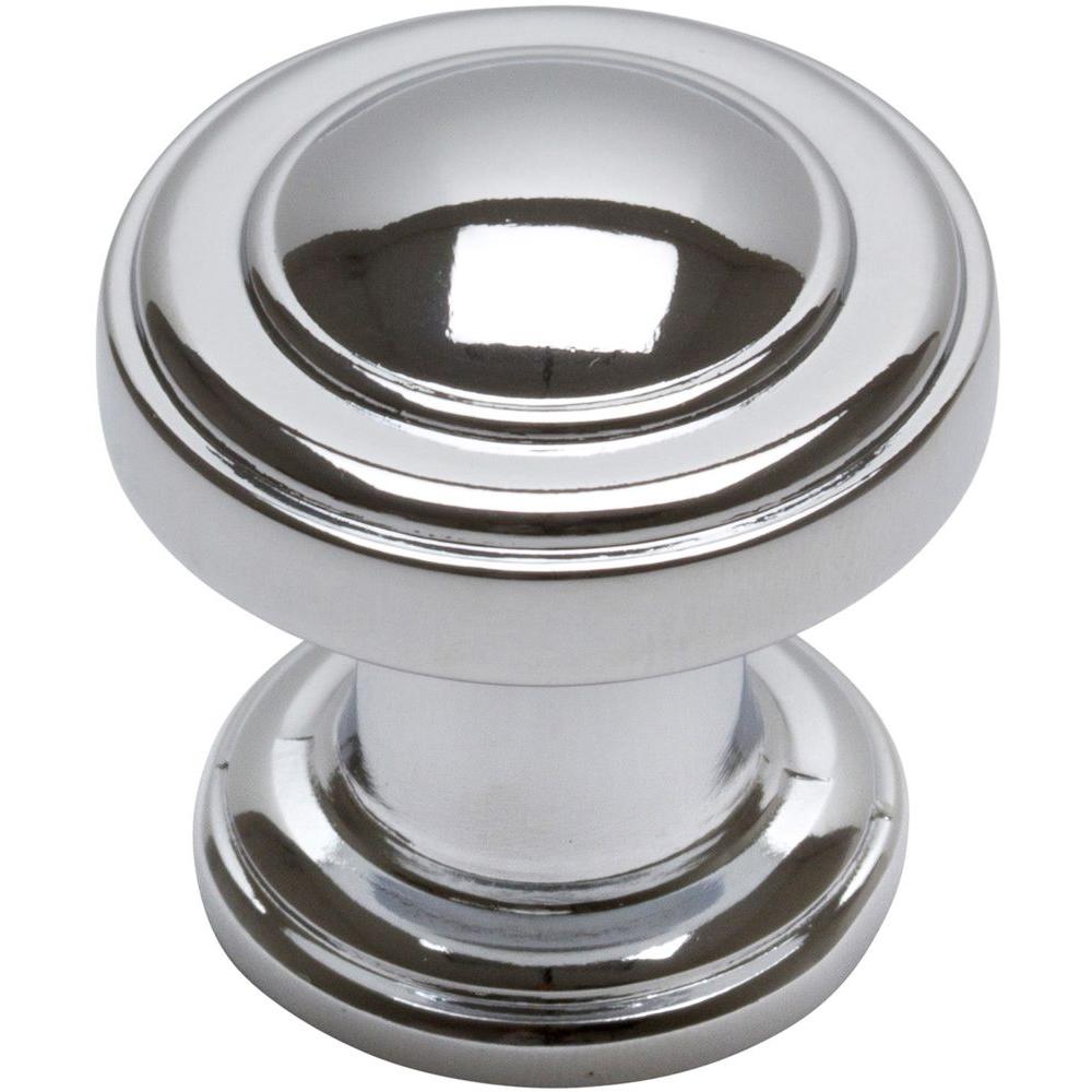 Atlas Homewares 1 1 4 In Polished Chrome Round Cabinet Knob 313 CH   Atlas Homewares Cabinet Knobs 313 Ch 64 1000 