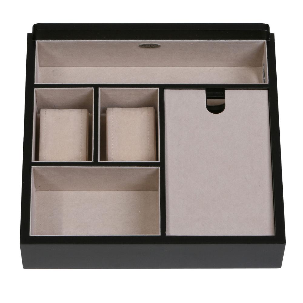Wooden Charging Valet modern Jewelry Box Watch Styling ...