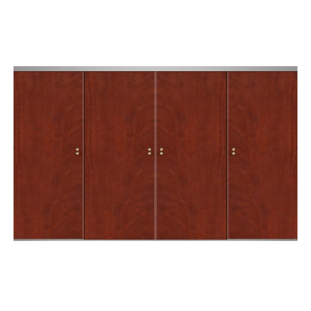 Impact Plus 120 In X 84 In Smooth Flush Cherry Solid Core Mdf