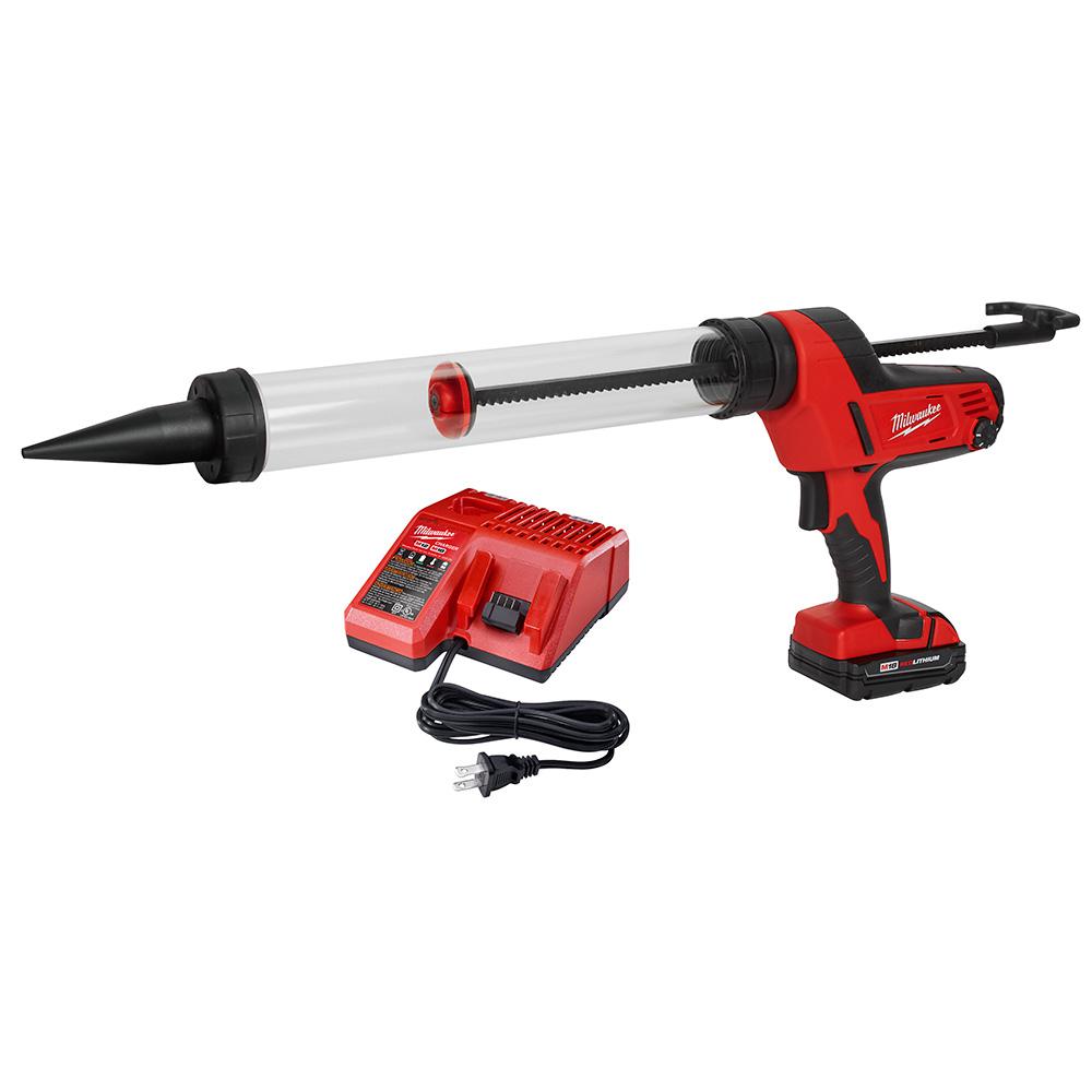 Milwaukee M18 18-Volt Lithium-Ion Cordless 20 oz. Caulk and Adhesive Gun