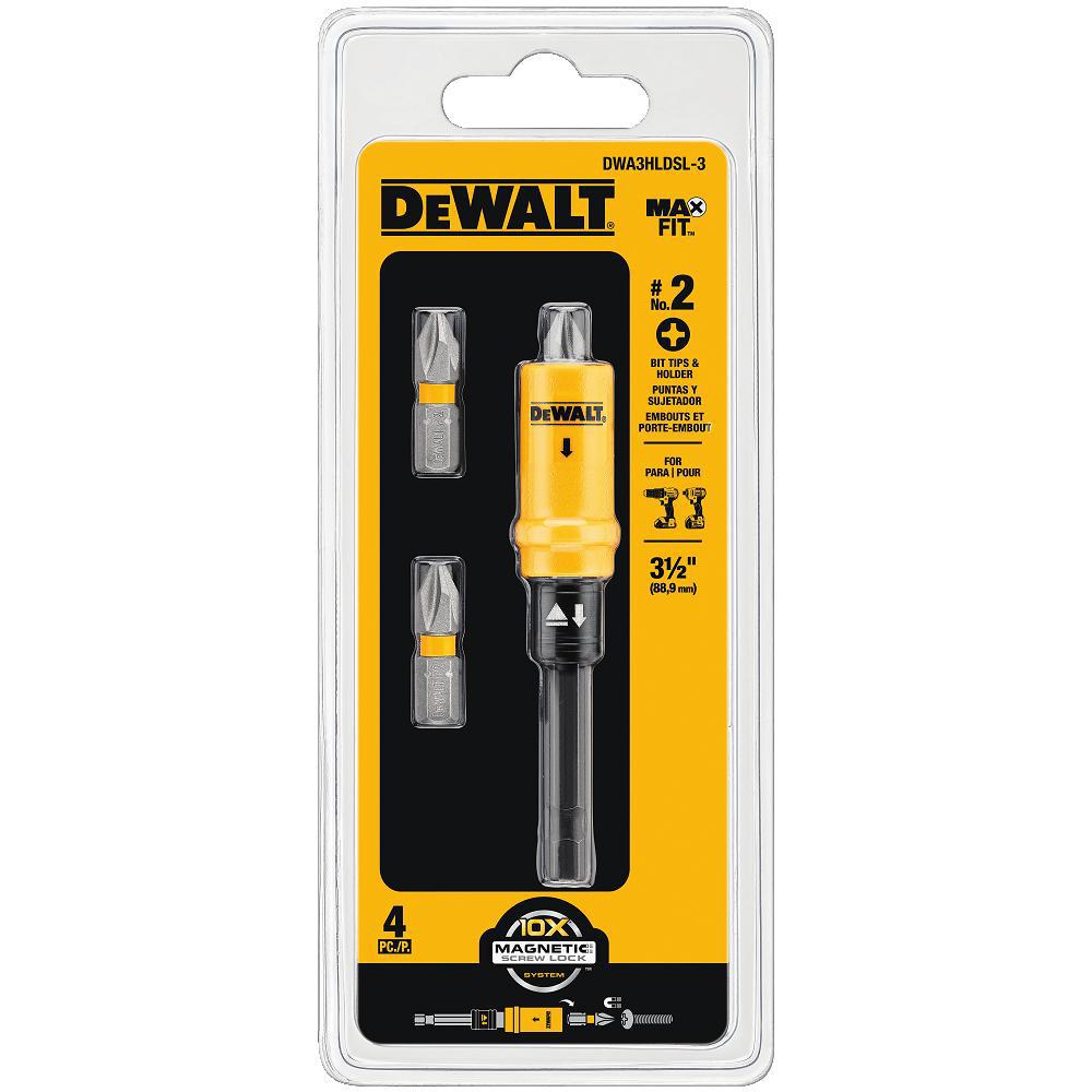 DEWALT 3 in. Screw Lock Bit Tip Holder SetDWA3HLDSL3 The Home Depot