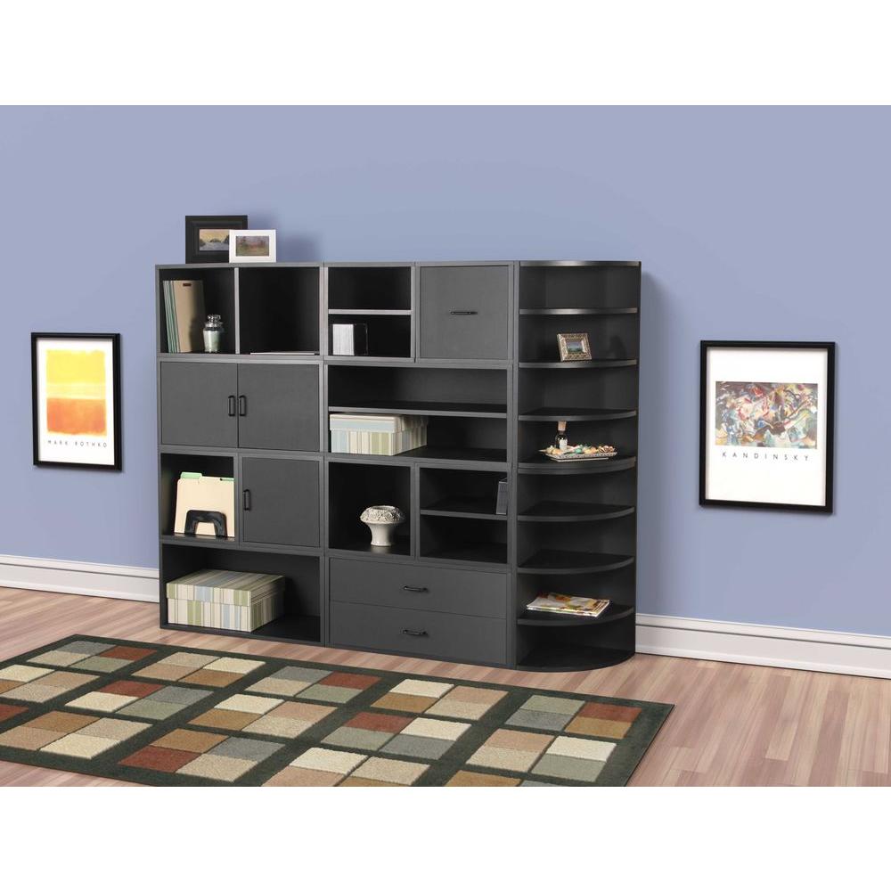 Foremost 15 In Black Shelf Cube 327306 The Home Depot Foremost 15 In Black Shelf Cube