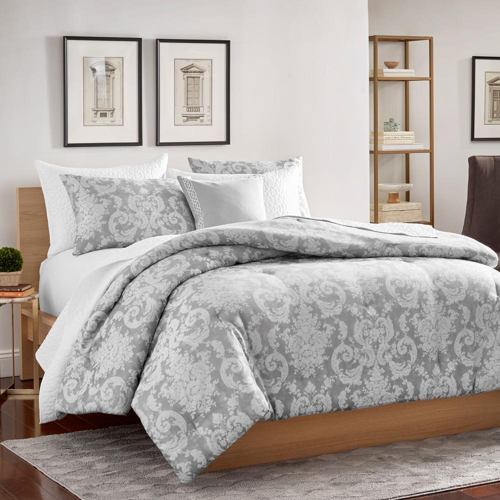 Christy LIVING Carlyle Cotton Polyester Twin Jacquard Comforter Set ...