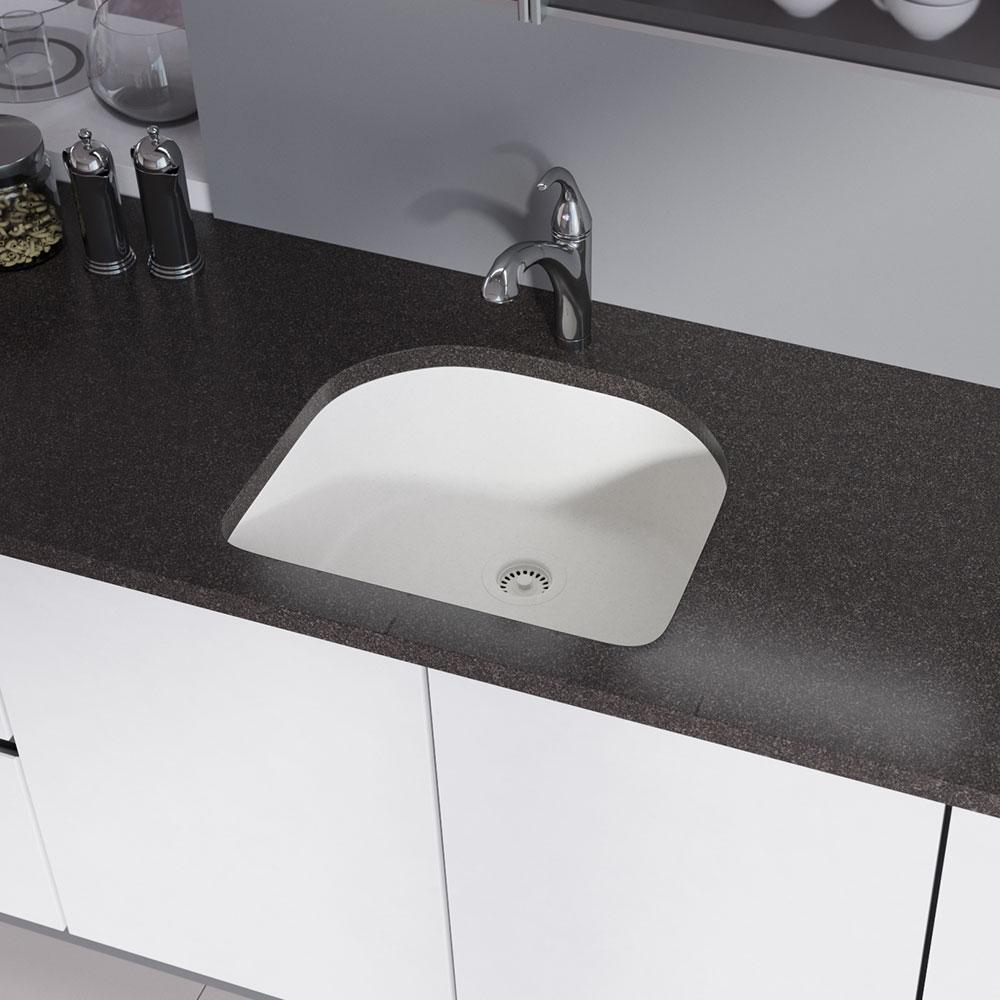 Rene Undermount Composite Granite 24 3 4 In Single Bowl Kitchen Sink   Ivory Rene Undermount Kitchen Sinks R3 1005 Ivr St Cgf 64 1000 