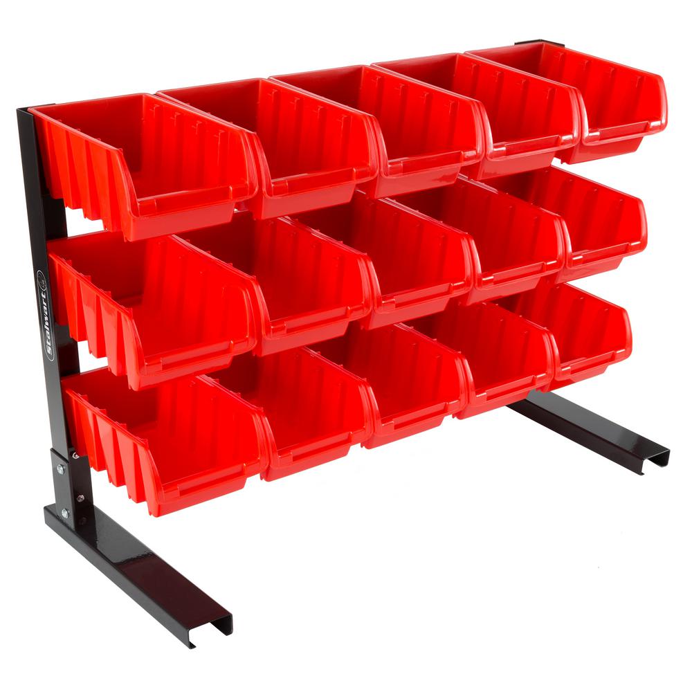 storage rack bin organizer parts stalwart tool hardware tools plastic steel stackable drawers durable carbon crafts supplies office accessories bins