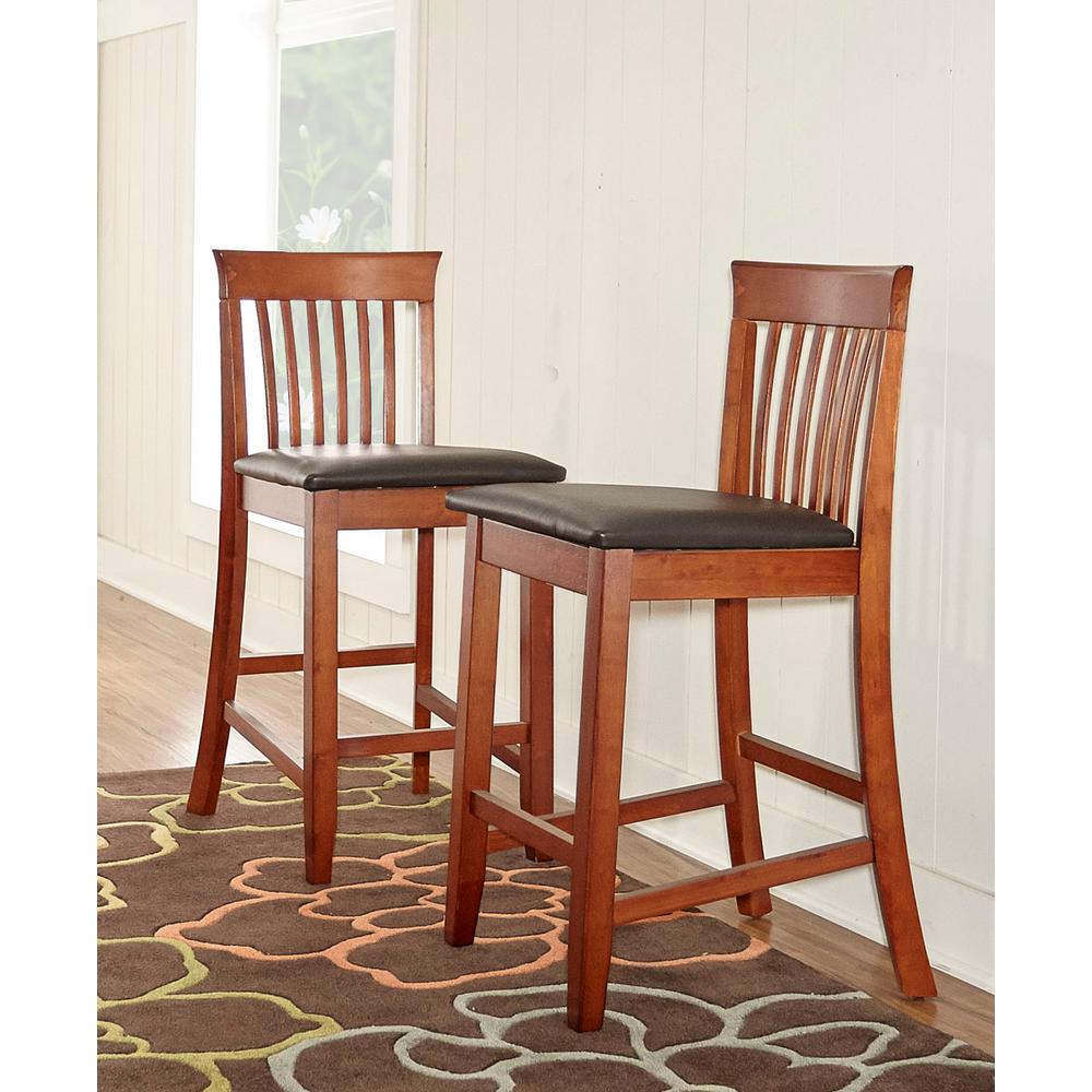 Triena Craftsman Counter Stool01857DKCHY01KDU The Home Depot