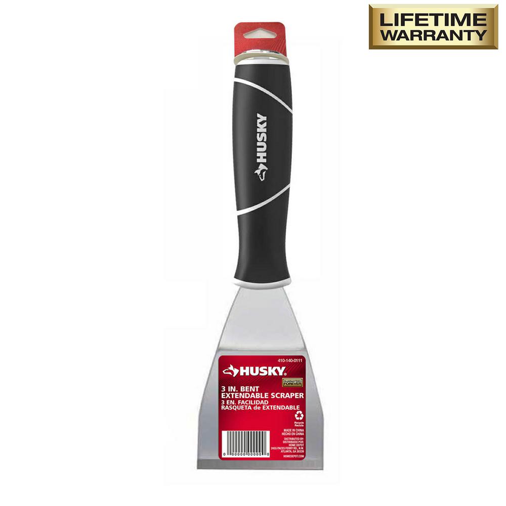 Husky 3 in. Bent Extendable ScraperBS3HD The Home Depot