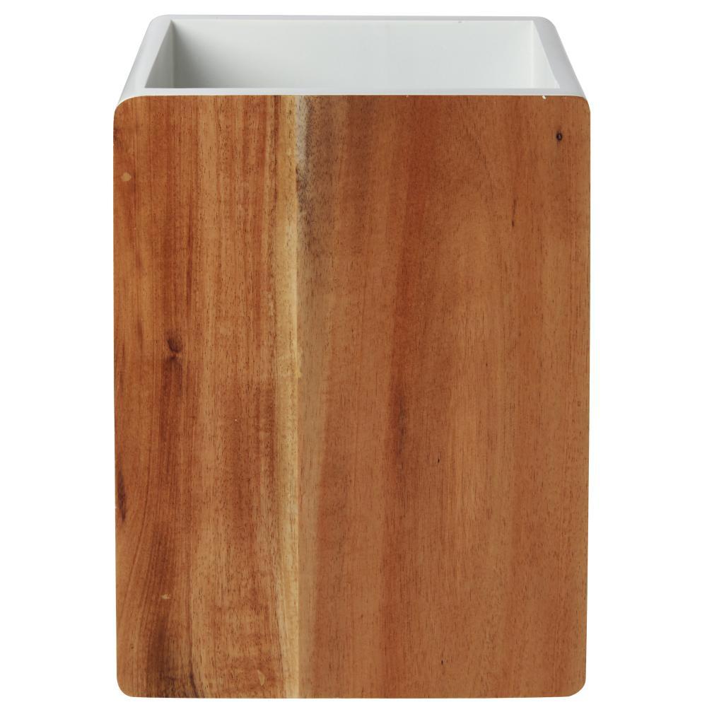 Formbu Waste Basket in Bamboo85542 The Home Depot