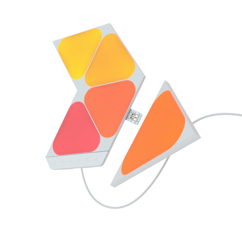 Nanoleaf 5pk Shapes Triangle Mini Smarter LED Light Kit