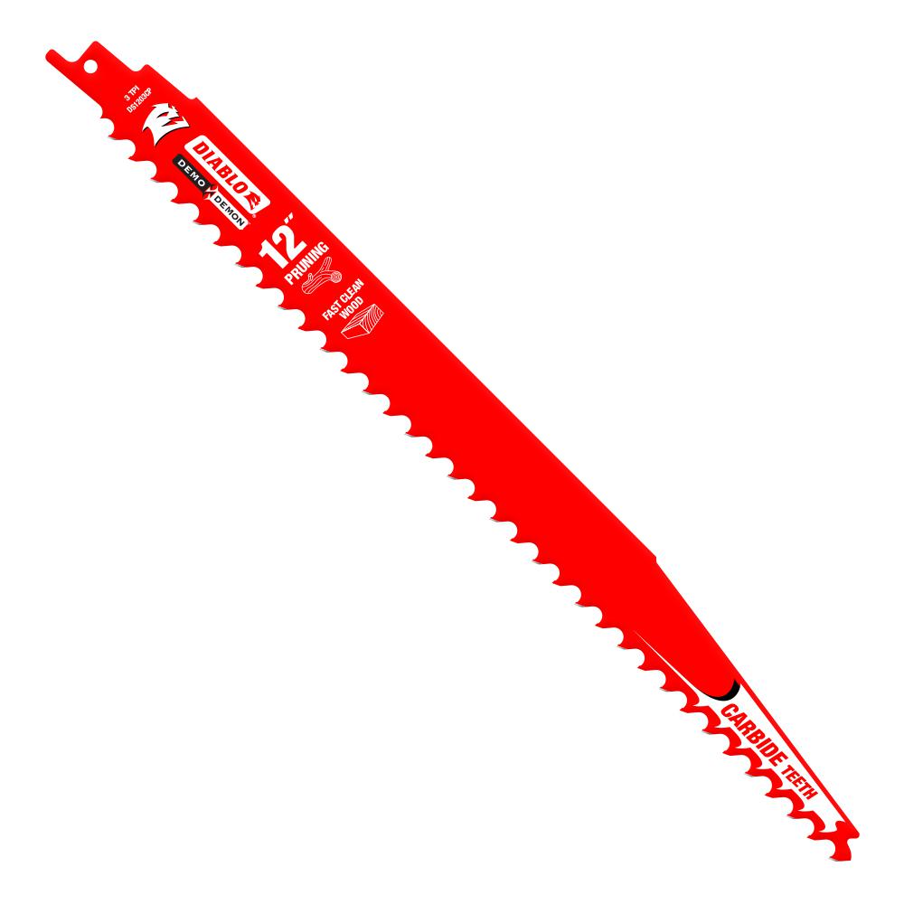 Diablo 12 in. Carbide Pruning and Clean Wood Cutting Reciprocating Saw