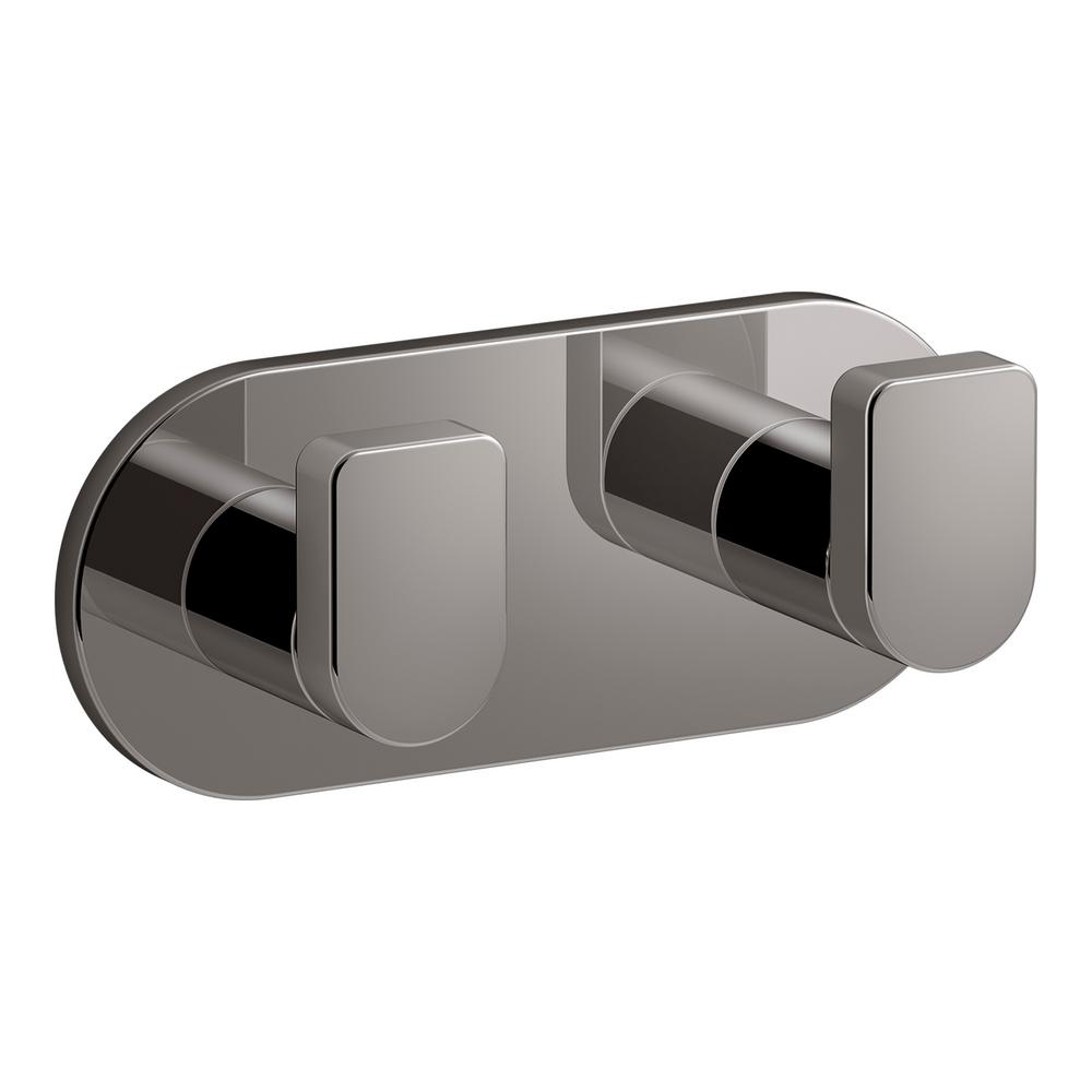 KOHLER K-73146-TT Composed double robe hook Titanium