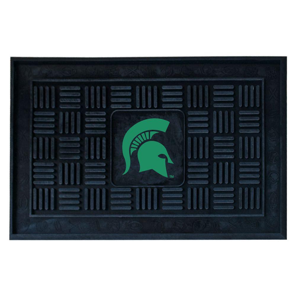 Fanmats Ncaa Michigan State University Black 19 5 In X 31 25 In