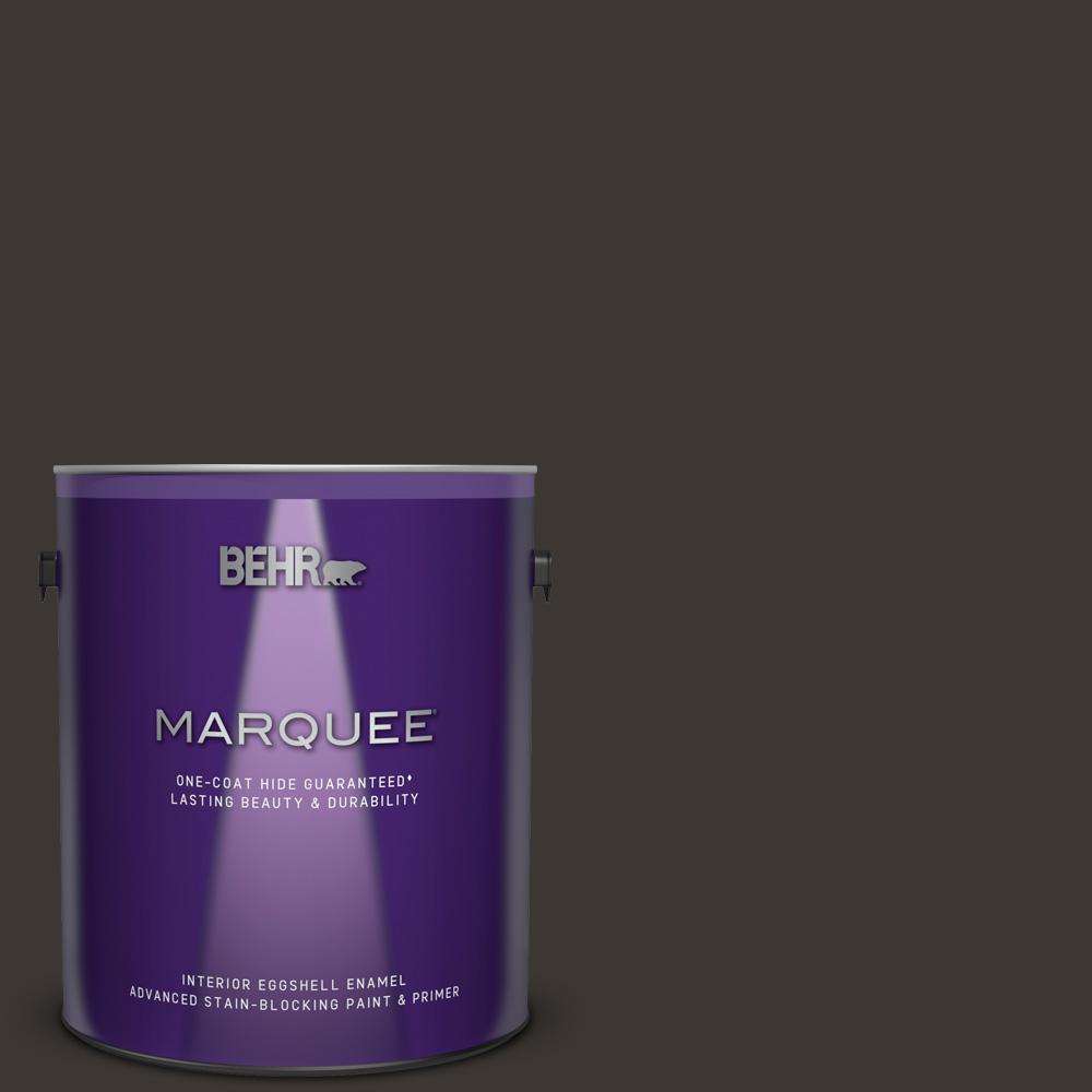Behr Marquee 1 Gal Mq1 35 Off Broadway One Coat Hide Eggs Enamel Interior Paint And Primer In