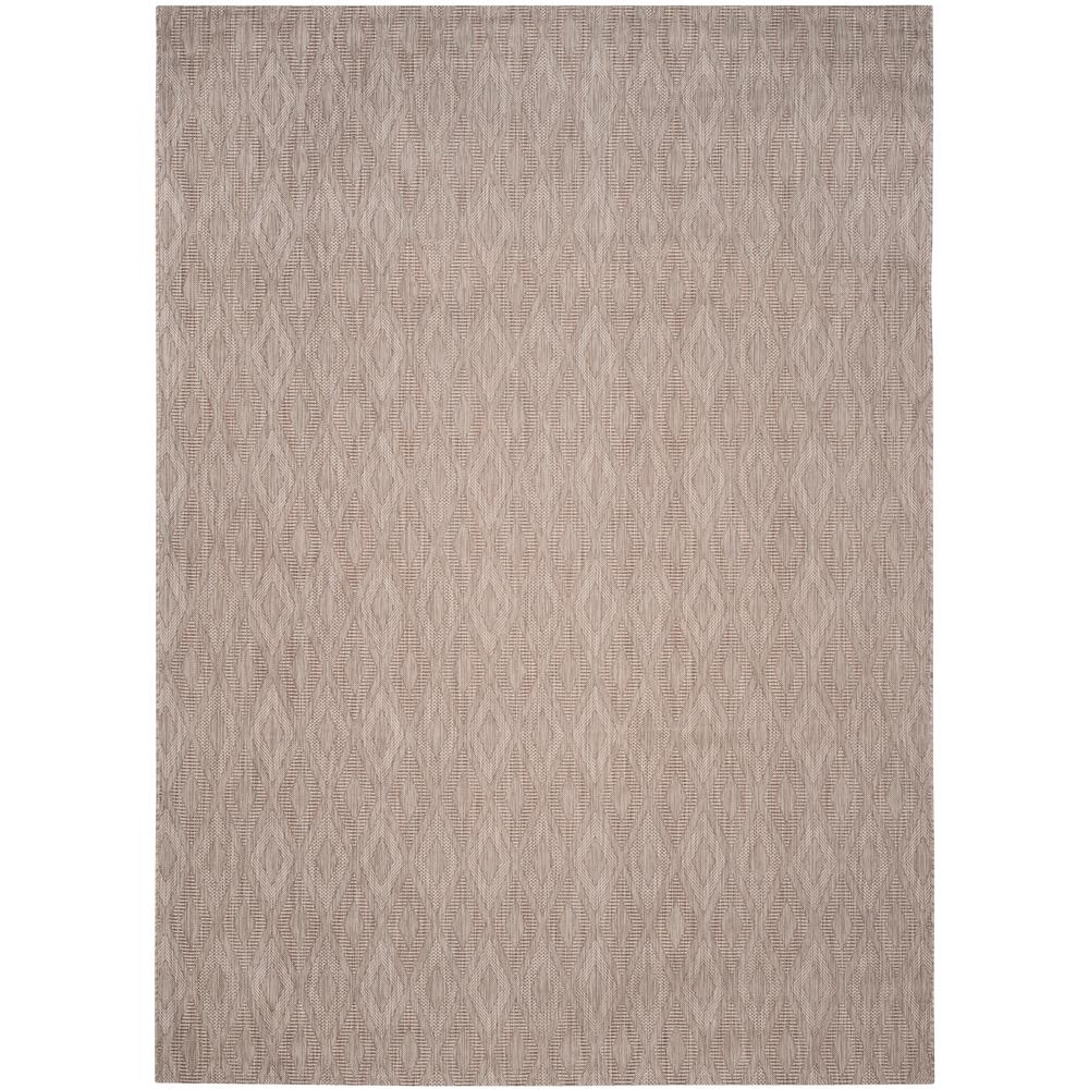 Safavieh Courtyard Beige/Dark Beige 9 ft. x 12 ft. Indoor/Outdoor Area