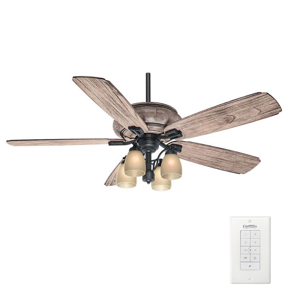 Casablanca Heathridge 60 In Indoor Outdoor Tahoe Ceiling Fan With Universal Wall Control