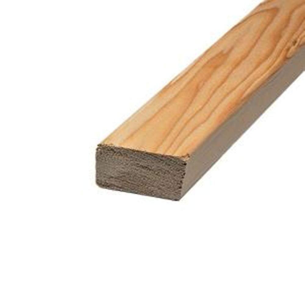 Builders Choice 2 in. x 2 in. x 8 ft. Hemlock BoardHDCD20208 The