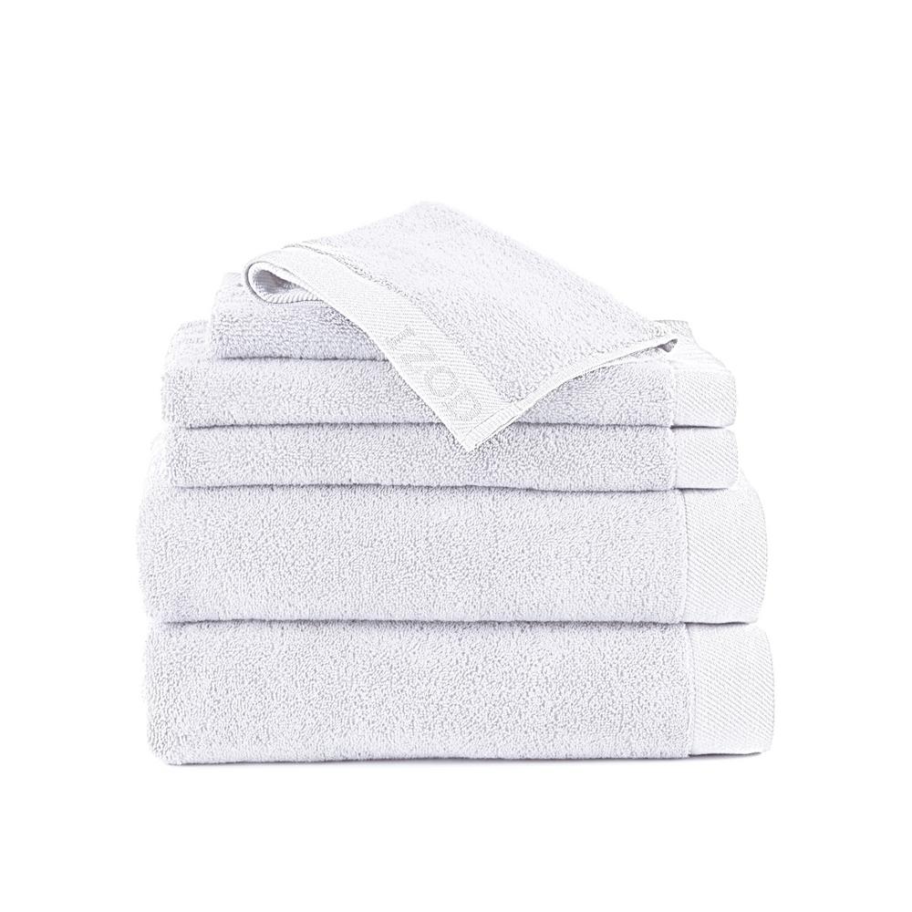 Utica Essentials 6 Piece Cotton Towel Set In Linen 079465029376 The