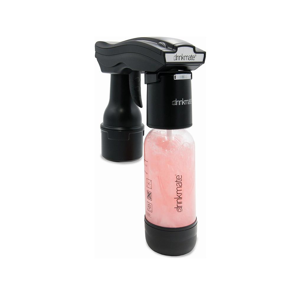 DrinkMate Spritzer Portable Carbonation Machine in Metallic Red 42003