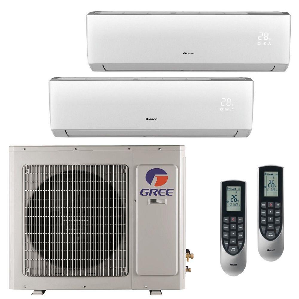 GREE Multi 21 Zone 24 000 BTU 2 Ton Ductless Mini Split Air Conditioner 