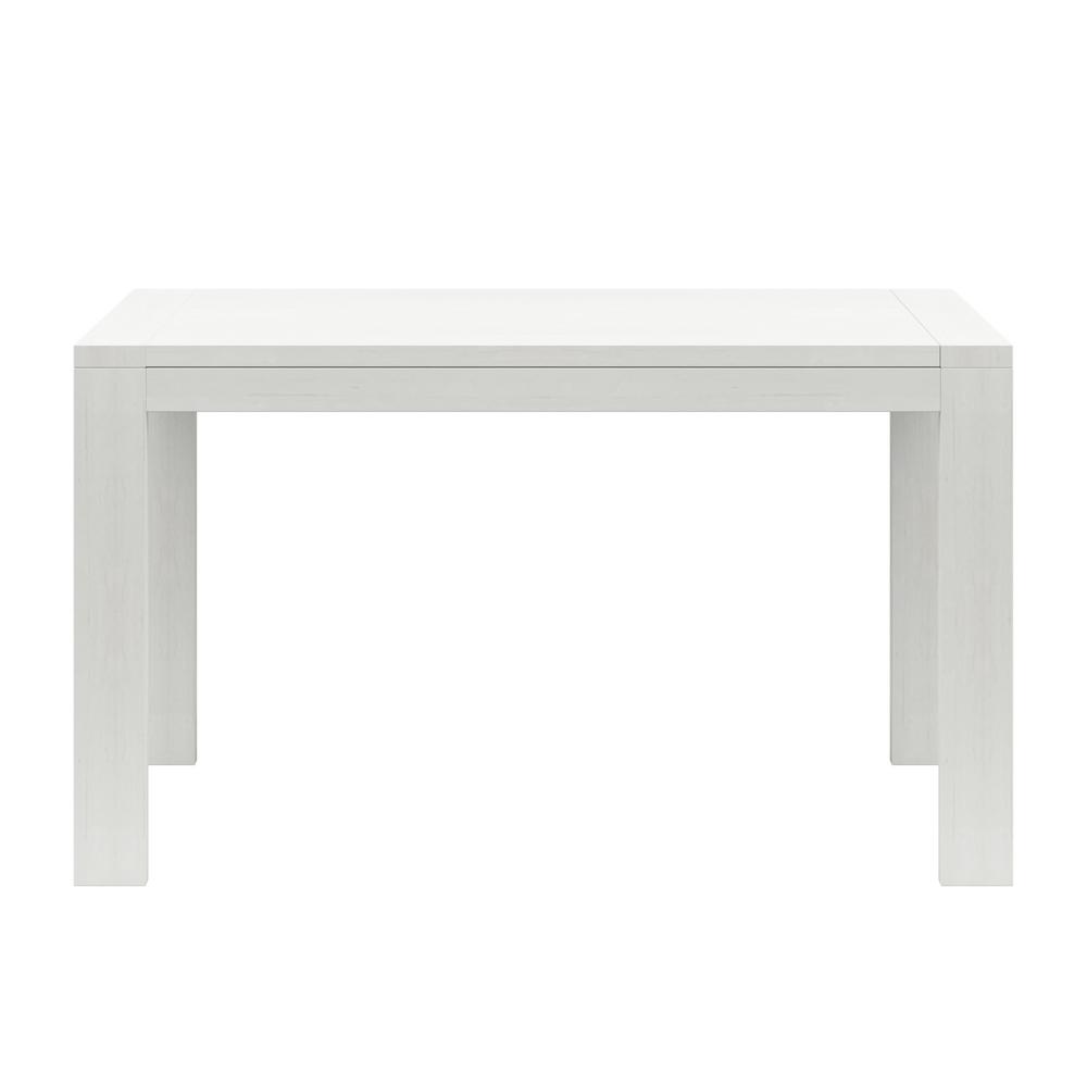 Twin Star Home 28 in. Rectangle Eureka White Wood Top with Wood Frame (Seats 4)