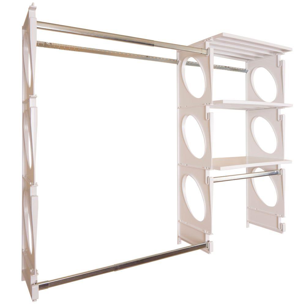 Melamine White Shelf Board 3/4 in. x 153/4 in. x 8 ft