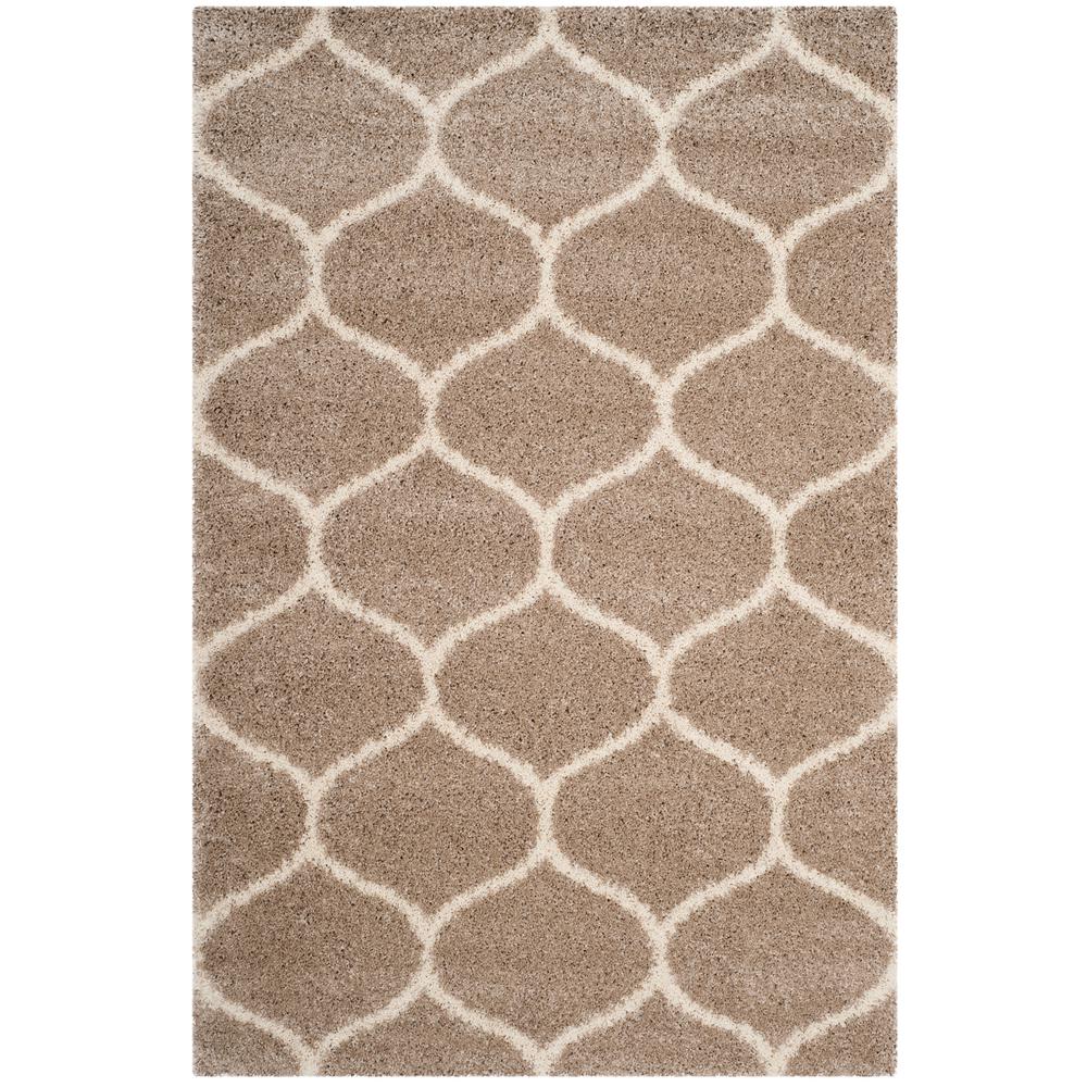 Safavieh Hudson Shag Beige Ivory 8 Ft X 10 Ft Area Rug Sgh280s 8 The Home Depot