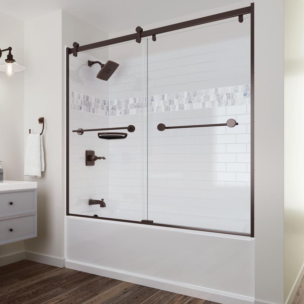 Delta Upstile 32 In X 60 In X 60 In 3 Piece Direct To Stud Alcove Tub Surround With Customizable Design In White