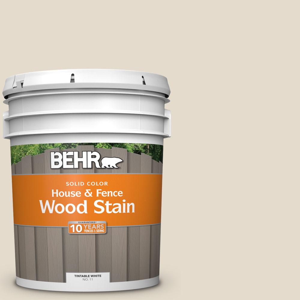 BEHR 5 gal. HDCCT05 Pale Palomino Solid Color House and Fence