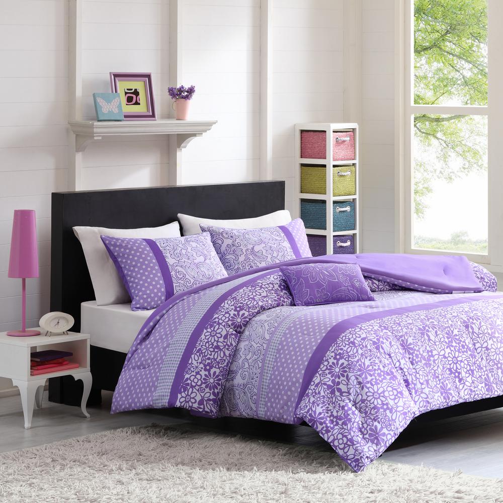 Kid Comforter Set Purple Comforters Comforter Sets