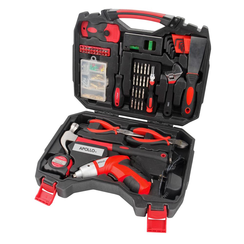 Apollo Household Tool Kit with 4.8Volt Cordless Apollo Household Tool Kit with 4.8Volt Cordless