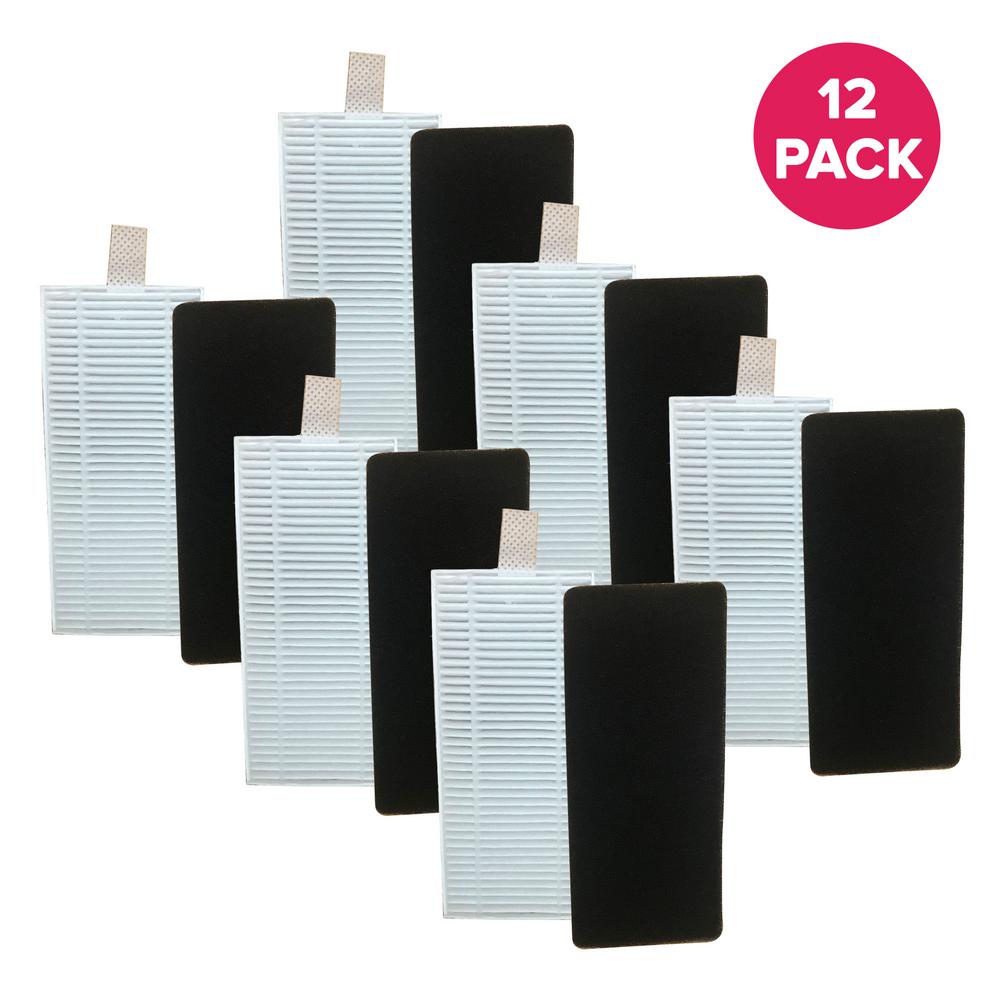 Think Crucial Replacement Eufy Filter and Foam Fit RoboVac 11 and 11C Vacuum Cleaners (12-Pack)