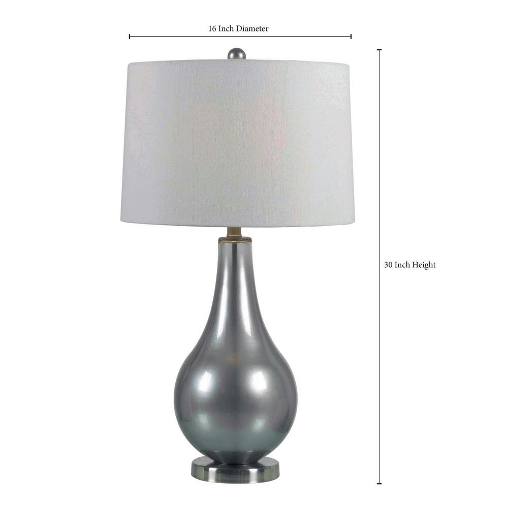 pewter bedside lamps