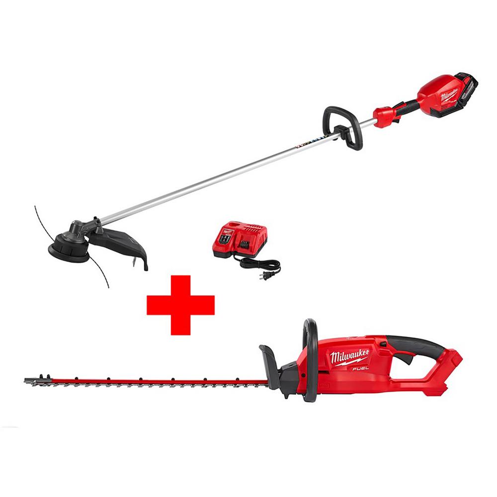 Milwaukee M18 FUEL 18-Volt Lithium-Ion Brushless Cordless String Trimmer 9.0Ah... by Milwaukee
