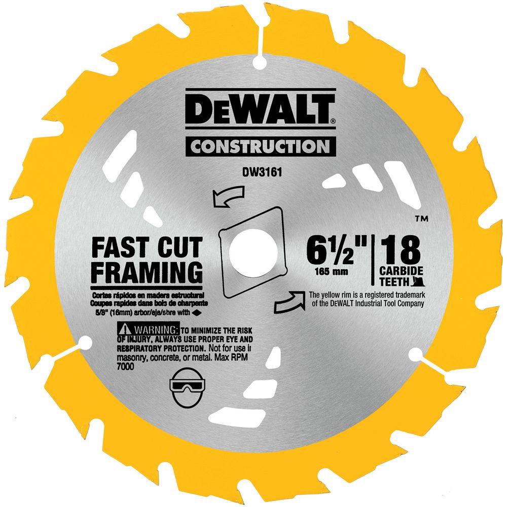 6.5-Inch 18-TPI Carbide-Tipped Circular 