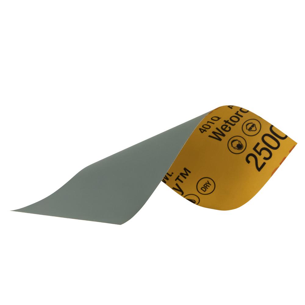3M Wetordry 3-2/3 inch x 9 inch Assorted Grit (1000, 1500, 2000 and 2500)... by 3M