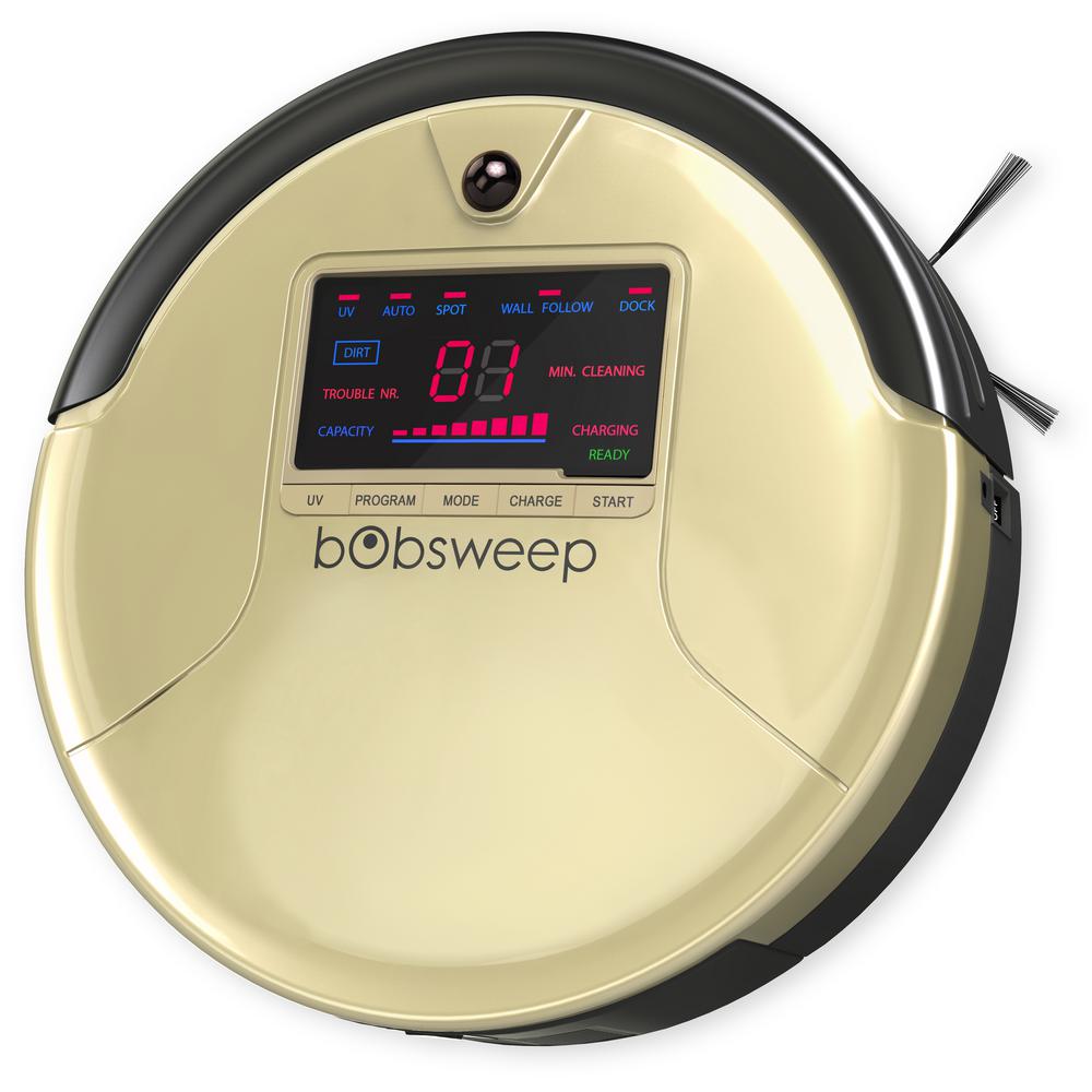 BObsweep PetHair Robotic Vacuum Cleaner And Mop Champagne
