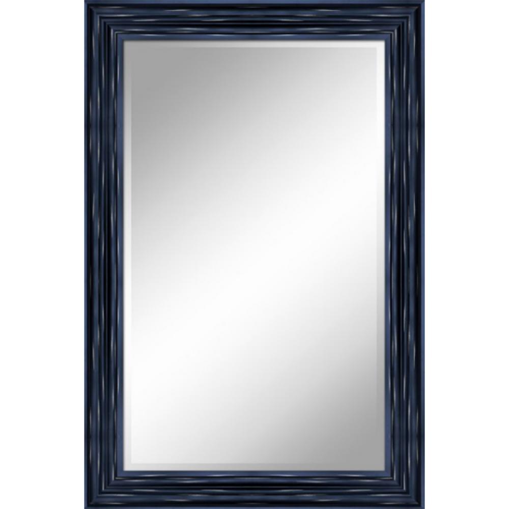 24 In X 36 Antique Black Mirror 1 Bevel With 3 5 Frame